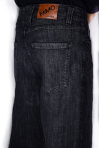 CROSS TRAIL DENIM JEANS [BLACK]