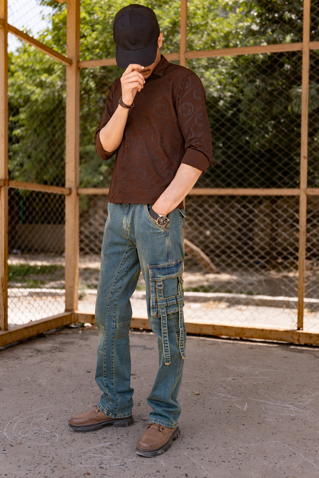 STRAPLINE CARGO DENIM [REFINED]