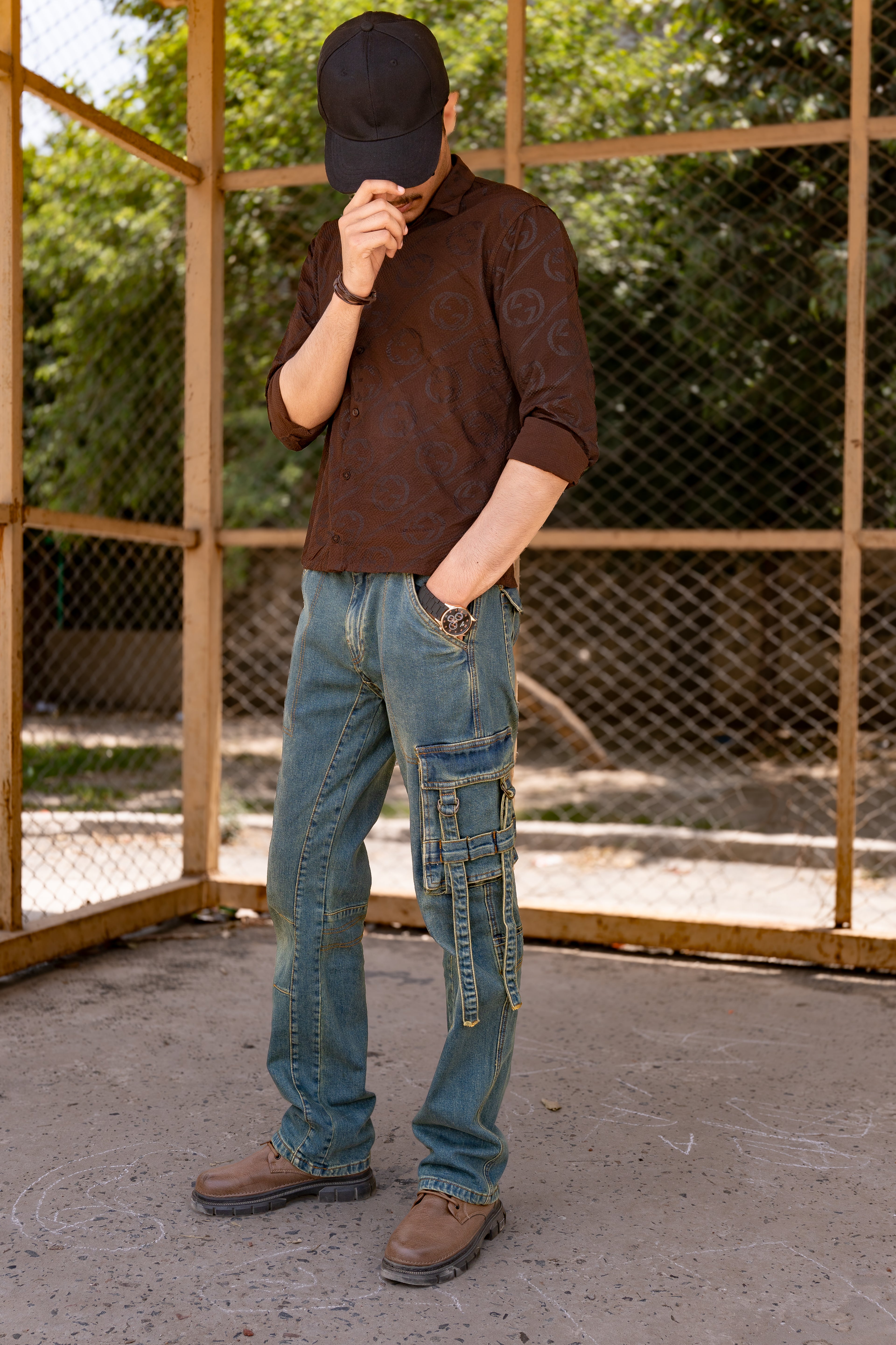 STRAPLINE CARGO DENIM [REFINED]
