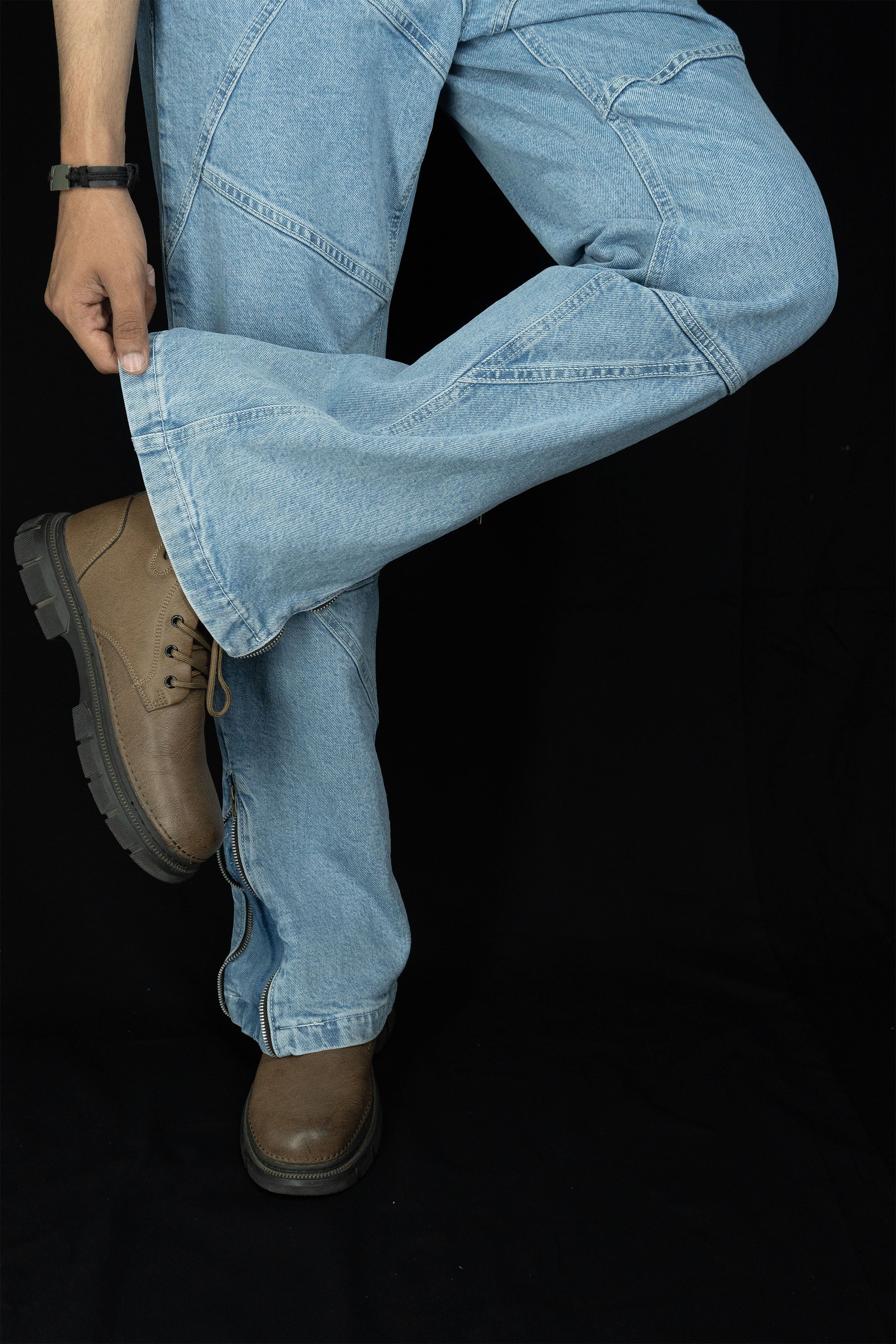 Cross Trail Denim Jeans [Sky Blue]