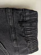 TIE-WAIST DENIM [DARK GRAY]
