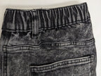 TIE-WAIST DENIM [SMOKE WASH]