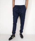 COTTON CARGO JOGGER PANT SIX POCKETS (NAVY BLUE)