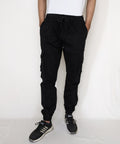 COTTON CARGO JOGGER PANT SIX POCKETS (BLACK)
