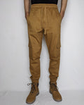 COTTON CARGO TROUSER FIVE POCKETS (GOLDEN BROWN)