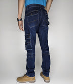 URBAN STYLE CARGO DENIM [DARK BLUE]