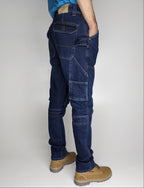 URBAN STYLE CARGO DENIM [DARK BLUE]