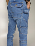 URBAN STYLE CARGO DENIM [LIGHT BLUE]