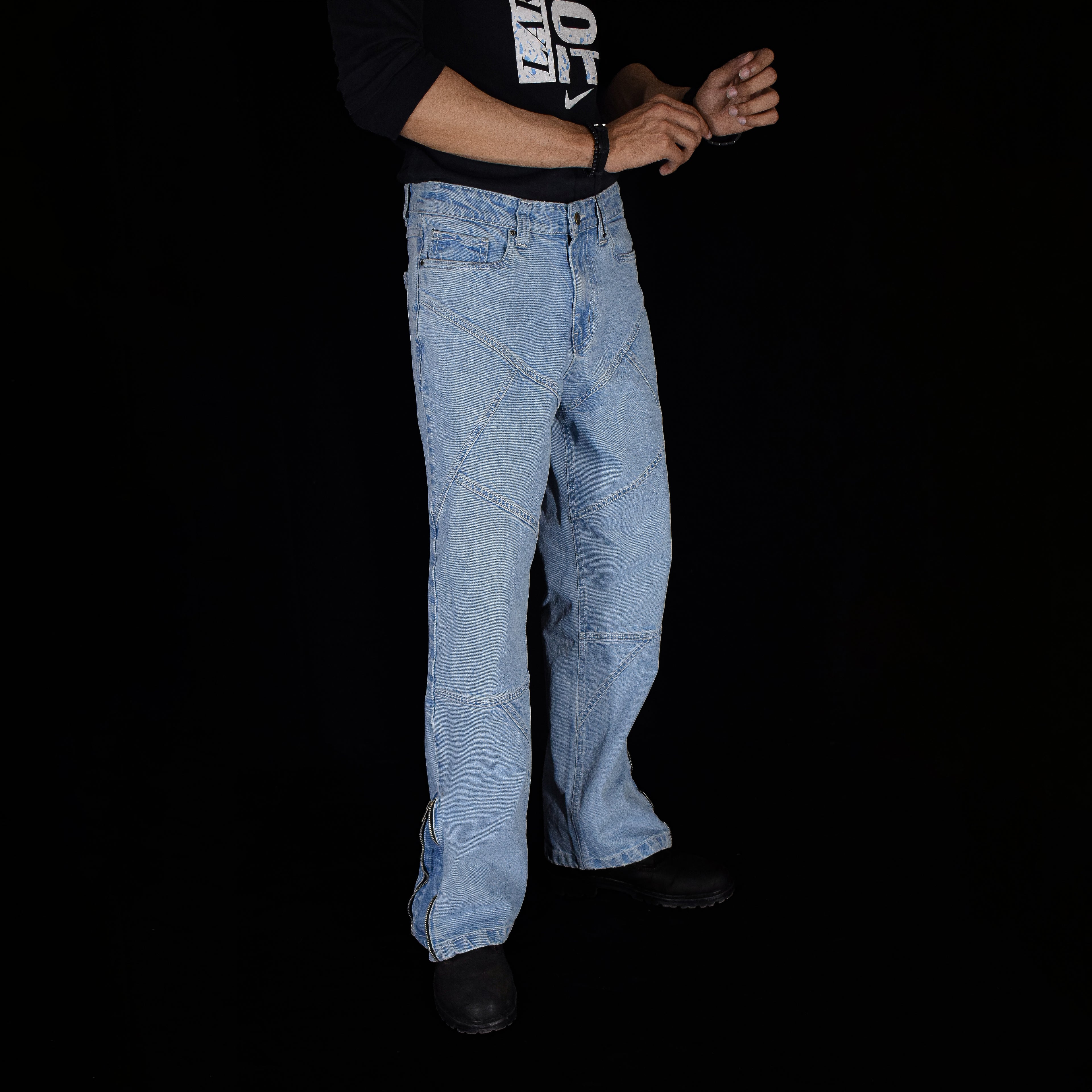 CROSS TRAIL DENIM JEANS [SKY BLUE]