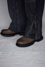 CROSS TRAIL DENIM JEANS [BLACK]