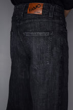 CROSS TRAIL DENIM JEANS [BLACK]